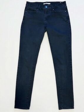 Levi’s 711 Black Skinny Jeans Women’s 28x30 Sculpt Mid Rise Slim Fit Denim